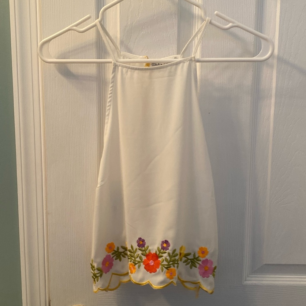 Beautiful floral tank top